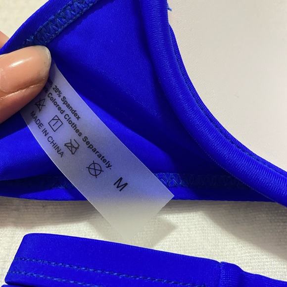 SHEIN royal blue bikini set - Picture 3 of 5